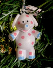 2025 Spotted Polka Dot Elephant Rudolph Red Nosed Reindeer Christmas Ornament