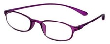 Calabria 718 Unisex Lightweight Flexie Reading Glasses Violet Purple 4.50 47 mm