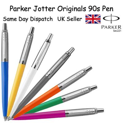 PERSONALISIERTER GRAVIERTER PARKER JOTTER 90ER RETRO KUGELSCHREIBER KUGELSCHREIBER GESCHENKBOX