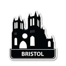 Bristol Car Laptop Phone Vinyl Sticker  - SELECT SIZE