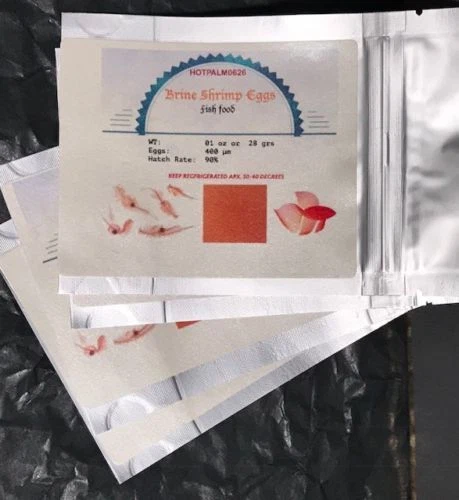 Huevos de camarón en salmuera bebé quistes de artemia 80 % tasa de eclosión 01 oz, 2 oz, 16 oz Foto 3 de 4