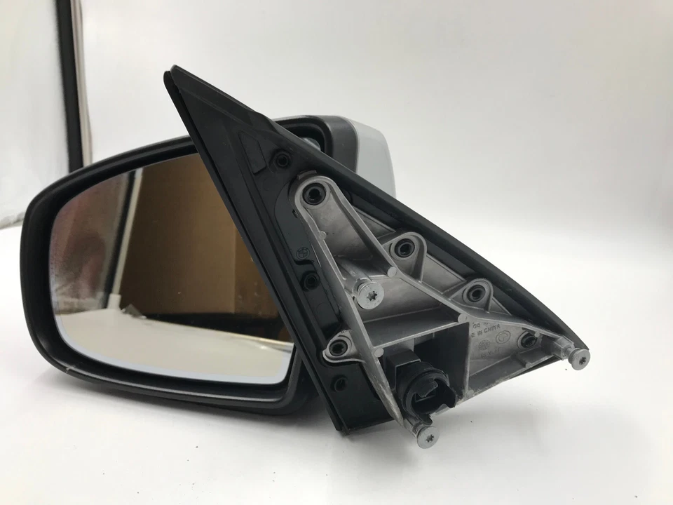 Espejo retrovisor eléctrico plateado BMW X5 2007-2010 con vista lateral del conductor OEM C04B60003 Foto 4 de 4