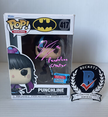 James Tynion IV Signed Punchline DC Comics Funko Pop Beckett QR Code COA