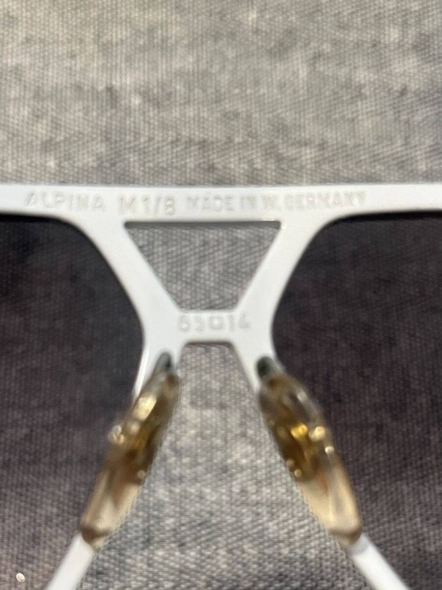 Vintage Alpina M 1/8 White & Gold Tortuga Sunglasses | eBay Vintage Alpina M 1/8 White & Gold Tortuga Sunglasses | eBay