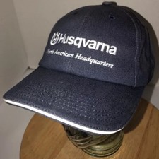 VTG HUSQVARNA North American Headquarters 90s USA K-Products Hat Cap Snapback