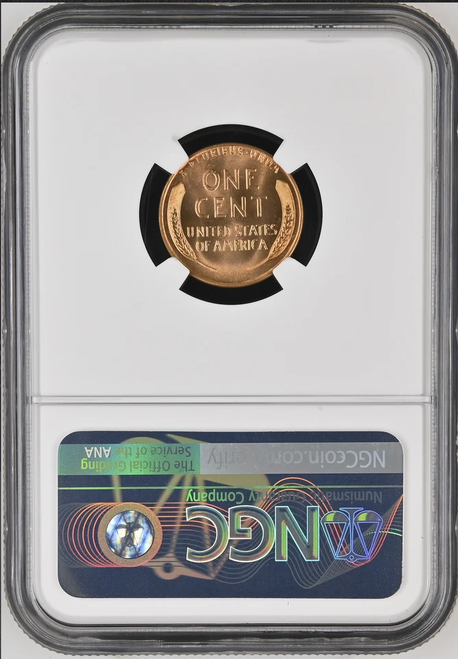 :1942-D 1C LINCOLN CENT SUPERB NGC MS-67 RED LOW POP RARITY R3 HIGHEST GRADES - Image 2 of 2