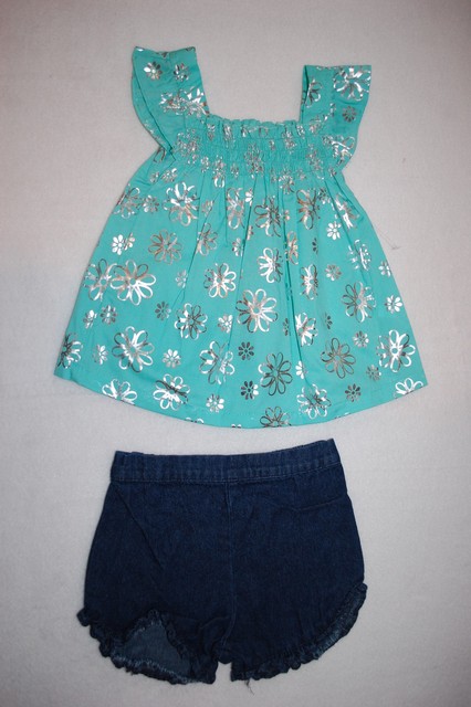 green and silver outfit