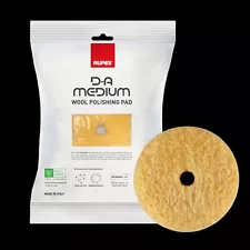 5" Rupes DA Medium Wool Pad | Yellow | 130mm For 5" Backing Plate