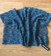 Steve Madden Infinity  Loop Scarf  Wrap Crochet Open Knit Sparkles