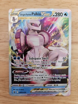 Origin Forme Palkia Vstar SWSH254 NM Full Art Promo Pokemon Card | eBay Origin Forme Palkia Vstar SWSH254 NM Full Art Promo Pokemon Card | eBay