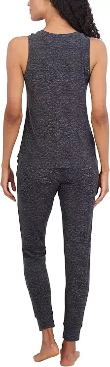 Live 2 Lounge Ladies' 4-piece Essentials Lounge Set Heather Charcoal XS