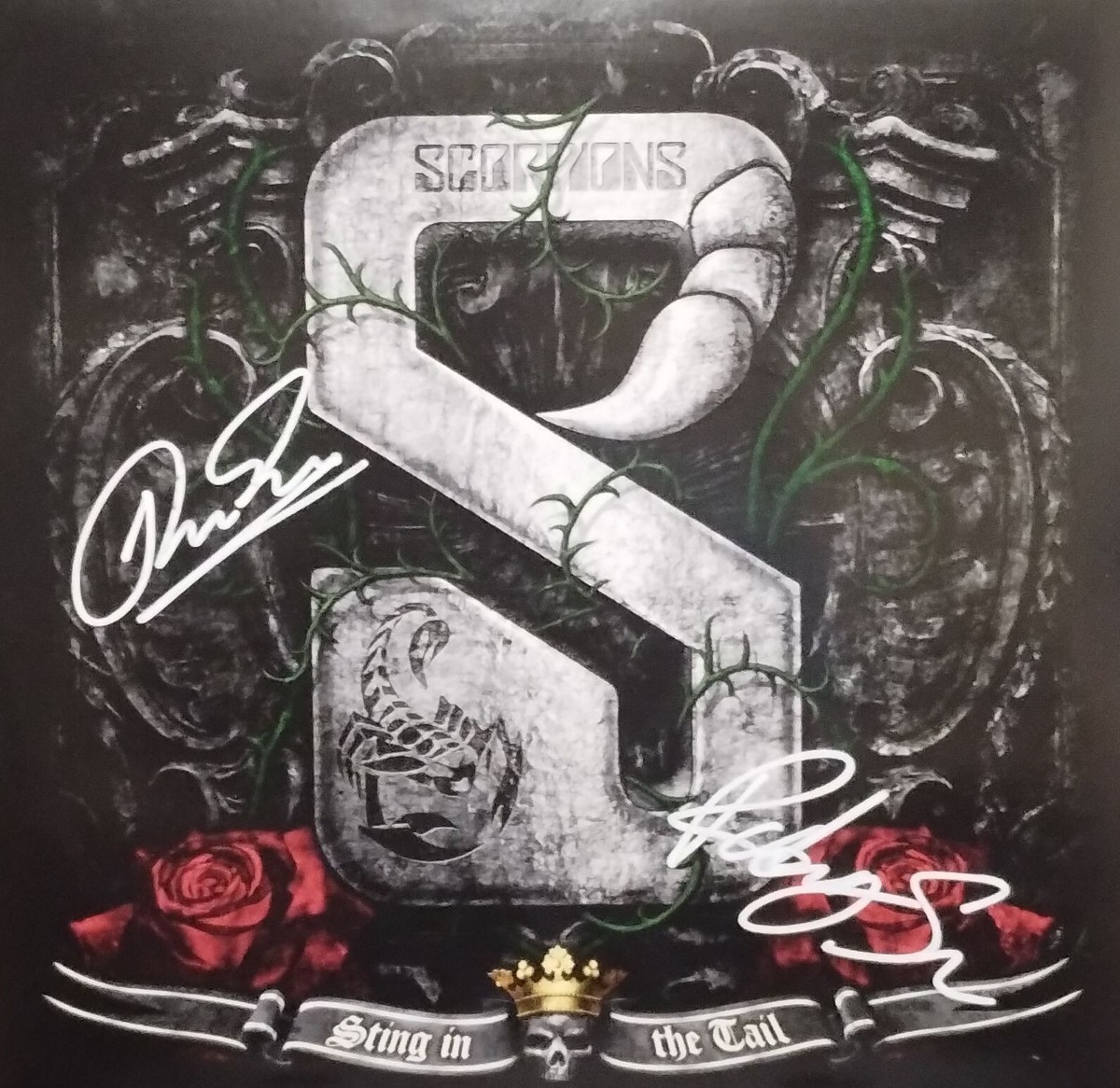 Scorpions Sting in the Tail サイン入り Scorpions ''Sting In The Tail'' LP 2010,Signed by Klaus Meine