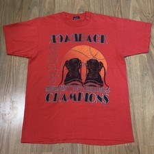 Vintage Single Stitch NCAA UNLV Runnin Rebels Basketball T-shirt Adult Large
