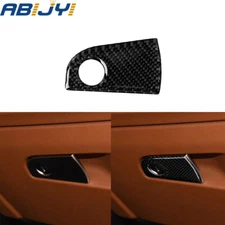 Carbon Fiber Interior Glove Box Handle Cover Trim For Alfa Romeo Giulia 2017-19