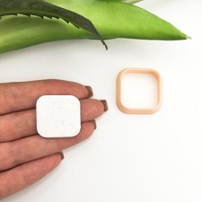 Rounded Square Clay Cutter • Jewellery & Earring Makers Tools • Polymer Cutters