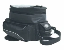 OSI Black ST Magnetic Expandable Motorcycle Tank Bag *18 Liter Capacity*