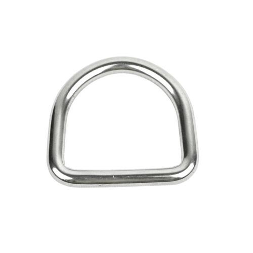 D Ringe Metallschlaufen Schnallen Edelstahl A2 Gurtband geschweißt Ring mehrere Größen - Bild 3 von 5