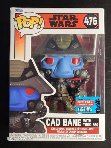 Star Wars Funko pop CAD BANE with TODO-360 476 NYCC 2021 Limited Edition | Funko Pop