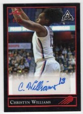 CHRISTYN WILLIAMS RC AUTO 2021-22 Leaf Metal /25 Red Mytics #BG-CW1 ROO ID:34547