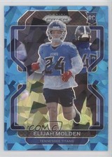 2021 Panini Prizm Rookie Blue Ice Prizm 15/99 Elijah Molden #422 0us8