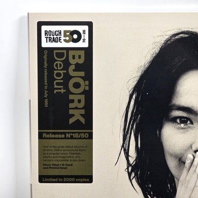 BJORK Debut LE 2000 Rough Trade 50th Anniversary Edition SILVER