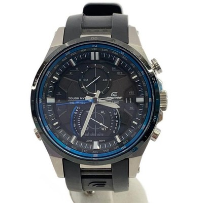 CASIO Solar watch analog rubber BLK BLK EQW-A1200