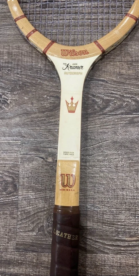 Wilson Jack Kramer Autograph Tennis Racquet  (Used) See Photos - Image 2 of 4