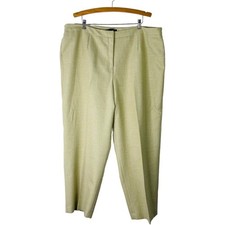 Vintage green preppy office high waisted trouser pants 24W