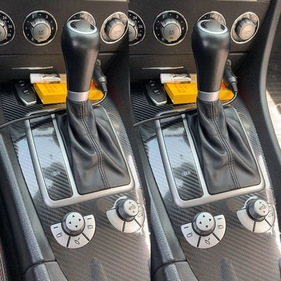 For Benz SLK R170 R171 2004-2010 Carbon Fiber Pattern Interior DIY Trim Decals