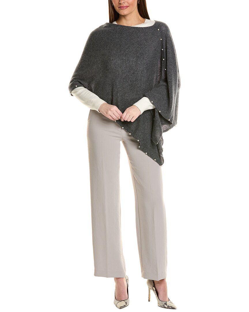 Кашемировый топпер Hannah Rose женский серый 9290₽