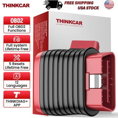 Thinkcar BD6 OBD2 Code Scanner Full Systems Diagnostic Free Update 5 Resets USA