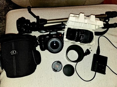 Sony Alpha DSLR-A200 10.2MP mit sigma zoom objektiv
