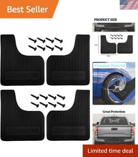 4pcs Flexible Rubber Car Mud Flaps - Universal Splash Guard For Protection 4pcs Flexible Rubber Car Mud Flaps - Universal Splash Guard For Protection