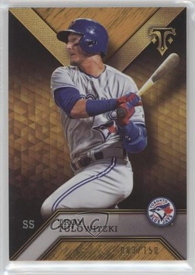 2016 Topps Triple Threads Amber 83/150 Troy Tulowitzki #66 b4y