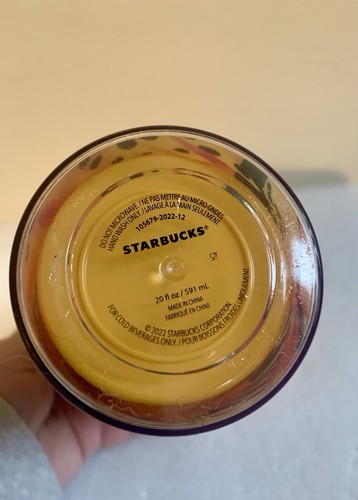 Starbucks Tropical Jungle Orange Cold Beverage Tumbler 20floz Neu - Bild 5 von 5
