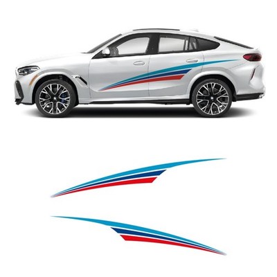 Pegatinas lateral Blade Tricolor compatible con BMW X6
