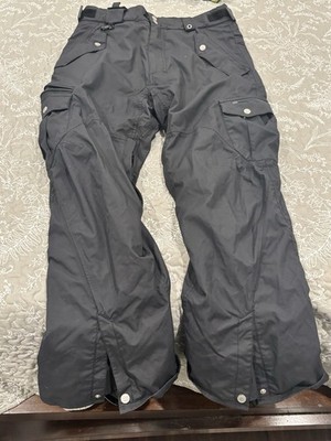 686 SMARTY Black 3-in-1 Cargo Pant Snowboard Ski Utility Lined Heavy Duty Exc