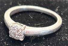Silver And Diamond Ring Engagement Style
