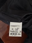 Zanella Black Soft Suede Short Dress Pants Class Fit 31 Waist Lined Men SZ Unisx — photo 7