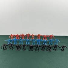 Vintage ARCO 1980'S Lot of 27 Plastic ROGUN ROBOTS Mech Red Black Blue