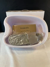 VnioLife White Gray Spa Cleanse Ionic Foot Bath Detox Machine For Home Use