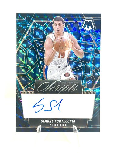 Simone Fontecchio [Genesis] #MS-SFD 2024 Panini Mosaic Scripts card