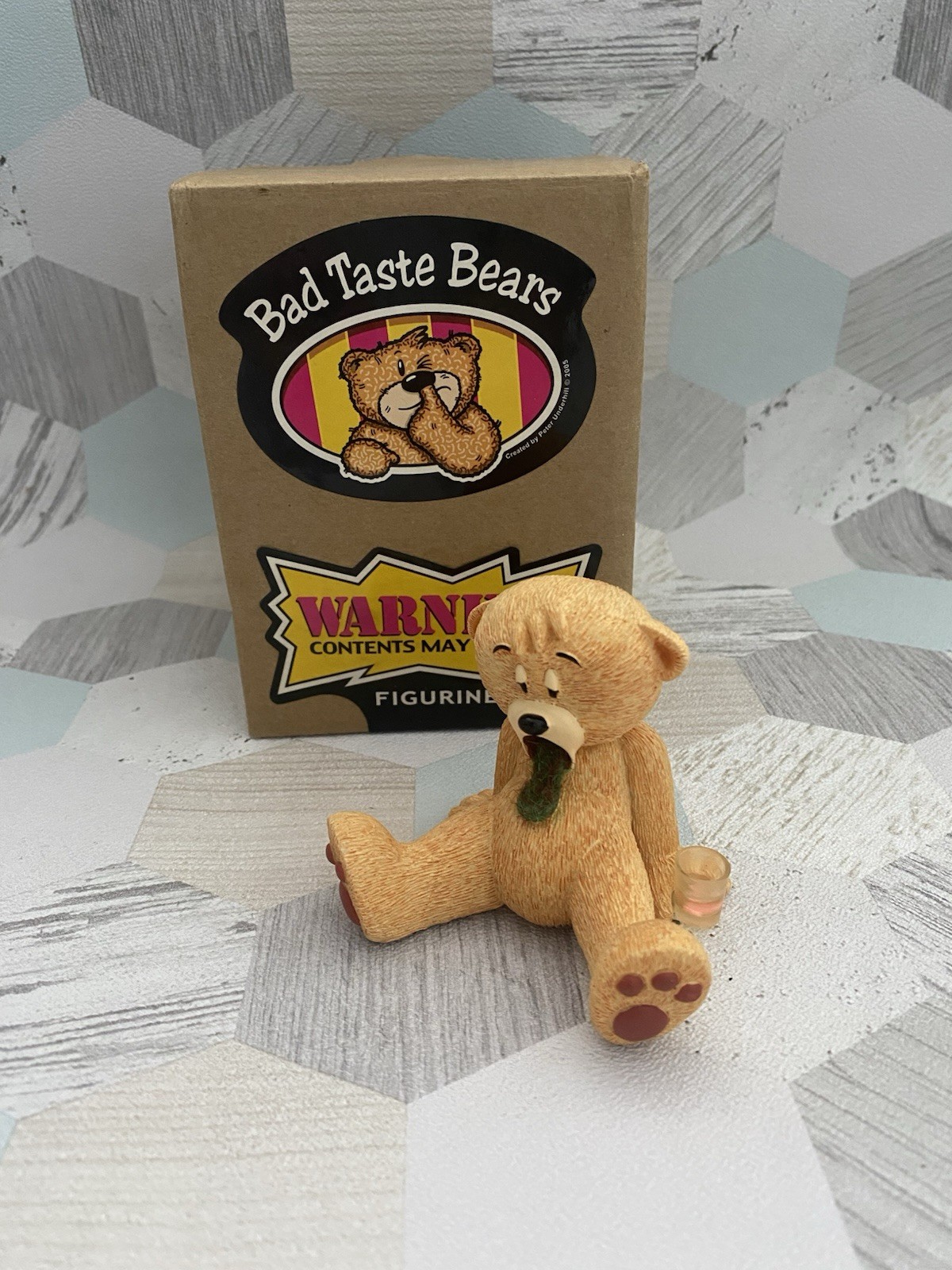 Bad Taste Bears 7cm Paulie Figurine Boxed 2005 Piranha Studios