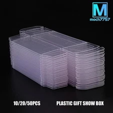 10/20/50PCS Plastic Gift Box Transparent Box Model Car Toy Display Show Box Case