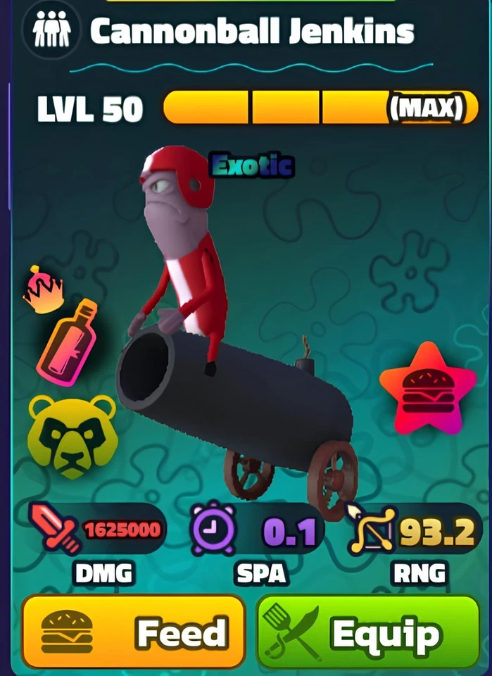 ROBLOX SPONGEBOB TOWER DEFENSE CANNONBALL JENKINS