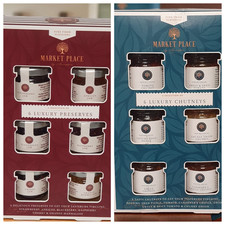 Market Place Luxury Preserves & Chutneys Gift Set 6 Mini Jars Jam Marmalade Pick
