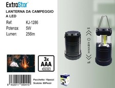Lampe De Camping LED EXTRASTAR 5W 256 Lumen Lampe Portative à Piles