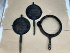 New ListingGriswold American #8 Vintage Cast Iron Waffle Maker 3 Piece 885/886 975H Base