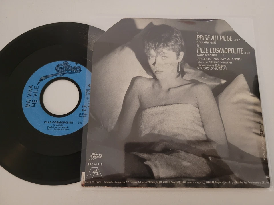 RARE -  Malvina Melvile – Prise Au Piège -Electronic, Pop french   1981 NM/NM - Photo 2/4