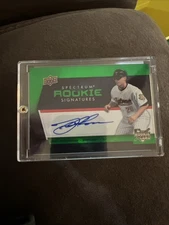 2008 Upper Deck Spectrum - Rookie Signatures Josh Anderson #127 Green